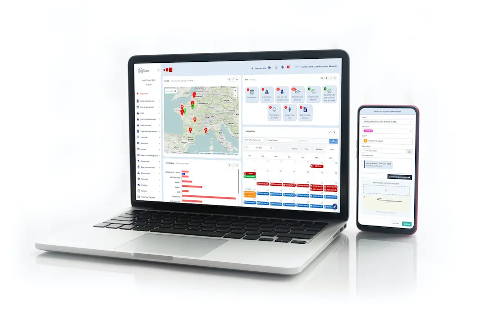 Capture d'écran du module DUERP